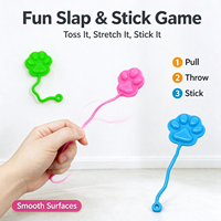 Jouet classique coloré en plastique extensible à griffes collantes, jouet sensoriel animal, jeu de claquettes et de pinces, idéal pour les fêtes et le soulagement du stress