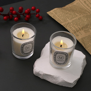 Hand-poured Semi-handmade Aromatherapy Scented <b>Candle</b> Long Lasting Fragrance For Home Bedroom Daily Decor - Product Image 5