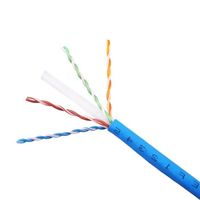 Kabel LAN Cat6 Kecepatan Tinggi 305m Kabel Komunikasi Tembaga 24AWG UTP Kabel Ethernet Jaringan untuk Kantor dan Rumah