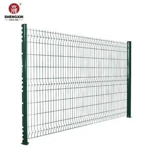 Pannello di recinzione da giardino in metallo per esterni recinzione in rete metallica saldata curva 3D
