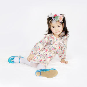 Vestido Básico de Manga Larga con Estampado Digital Personalizado, Ropa de Bebé con Volantes Grandes y Florales para Niña, Invierno - Product Image 6
