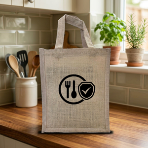 Bolsa de Compras de Yute Resistente de Alta Calidad, Bolsa de Transporte Reutilizable de Fibra Natural con Costuras y Asas Resistentes, Disponible para la Venta - Product Image 3
