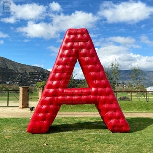 Mots géants gonflables personnalisés en LED, alphabet gonflable personnalisé, lettres en caractères cyrilliques et arabes pour festival/événement extérieur/scène - Product Image 6