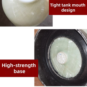 Serbatoio Filtro FRP 1252 12x52 Pollici, Contenitore in Fibra di Vetro per Acqua con Apertura Superiore da 2,5 Pollici - Product Image 3