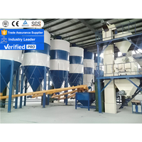 LANE Simple Ceramics Adhésif pour carrelage entièrement automatique Ligne de production d'usine de mélange de mortier à sec 3T Fabricant