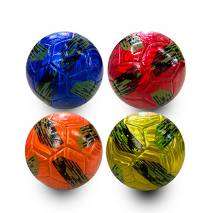 Balón de fútbol de cuero PVC metálico láser brillante cosido a máquina tamaño oficial 5 para entrenamiento de fútbol equipo de alta calidad - Product Image 2
