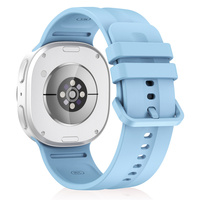 Samsung Galaxy Watch 9 Bandje Zonder Gaten, Zachte Siliconen Sport Vervangingsband voor Galaxy Watch 9 Polsband voor Heren en Dames