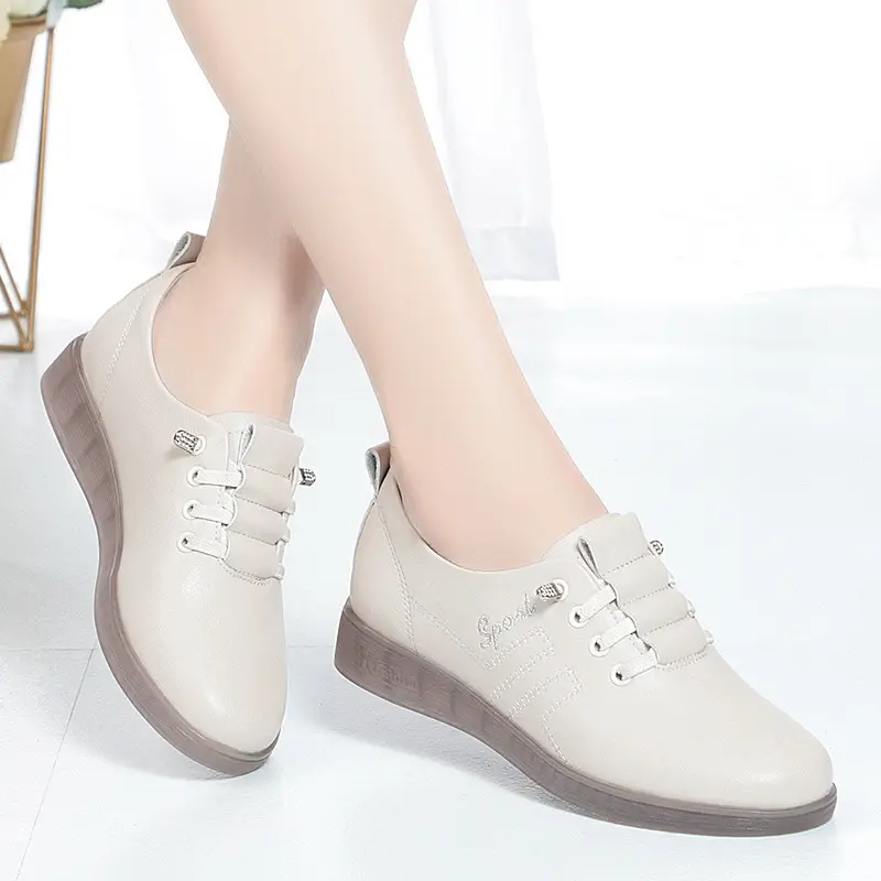 zapatos sexy para ujer Fashion Pointed Toe Beautiful Metal Buckle Female Shoes Ladies Suede flat shoes for women new styles