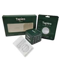 Nouvel arrivage : Sachet Mylar refermable avec boîte, scellé sur trois côtés, adhésif, pour couvre-tétons en silicone, avec boîte pliable