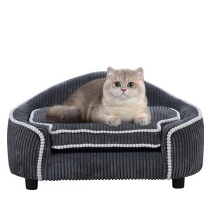 Nuevo Diseño de Moda de pana para mascotas sofá cama hecho a mano cálido y cómodo cama para mascotas de alta calidad barato perro sofá cama - Product Image 1