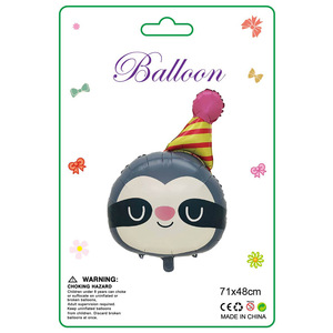 Ballon en forme d'ours mignon 76x48cm, décoration de fête, ballon en feuille d'aluminium pour anniversaire, animal de dessin animé - Product Image 2
