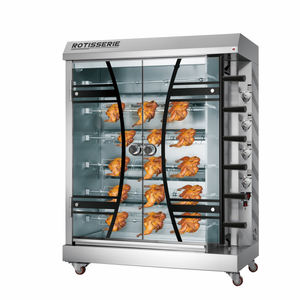 Griglia Rotante a Gas Commerciale per Cene e Feste con 6 Aste, Manopole di Controllo Individuali, Macchina per Pollo Arrosto - Product Image 2