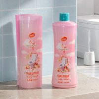 Film d'emballage thermorétractable transparent imprimé sur mesure, bonne rétraction pour les bouteilles de nettoyant WC liquide