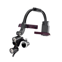Miroir grossissant, lampe frontale dentaire, lampe chirurgicale, loupe binoculaire, haute définition, best-seller