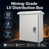 Boîte de distribution basse tension de type général Wanbo-552 PKD pour l'exploitation minière, 1140V 660V 380V, boîte électrique souterraine pour mine