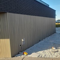 Panneaux de revêtement de mur extérieur 3D, panneaux de mur extérieur décoratif externe, revêtement de façade, panneau mural imperméable