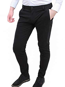 กางเกงคาร์โก้ผู้ชายทรงตรงขาบานเอวสูงผ้าฝ้าย 100% ย้อมสีแบบ Garment Dyed น้ำหนักเบา สไตล์ลำลองฮิปฮอป มีกระเป๋า - Product Image 3