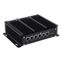 Wifi Sata de alta potencia integrado 2,5 Giga Industrial + mini + PC resistente I7 8560U Mini Pc industrial sin ventilador con puerto paralelo