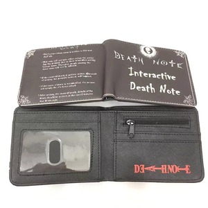 Portefeuille court en PU de haute qualité avec fermeture éclair, 32 designs, Death ND Light Yagami L Lawliet <span class=keywords><strong>Ryuk</strong></span>, pour les fans de l'anime Death Note, en cadeau - Product Image 1