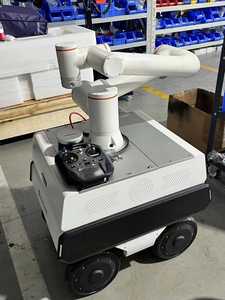 Robot de soudage à roue en acier doux FR5 FAURNO avec poignée ergonomique, plateforme de soudeuse MIG/MAG robuste, moteur PLC 1 kW - Product Image 2