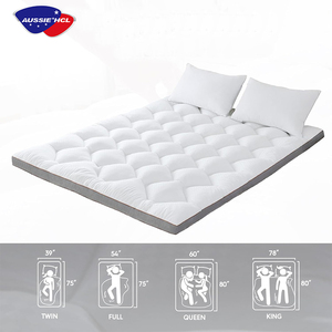 Couvre-matelas doux et <span class=keywords><strong>moelleux</strong></span> Protège-matelas pliable <span class=keywords><strong>Surmatelas</strong></span> en mousse à mémoire de forme pour hôtel à la maison - Product Image 2