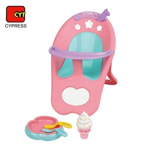 Maison de <span class=keywords><strong>poupée</strong></span> articulée pour filles, lit de cm, Double couche, eau, accessoires avec chaise à manger - Product Image 3
