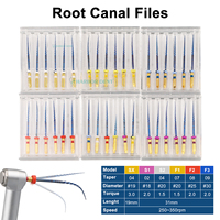 Limes dentaires flexibles de 31 mm, limes rotatives endodontiques / instruments endodontiques en nickel-titane (NiTi)