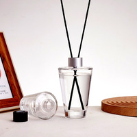 Bouteille vide en verre pour diffuseur à bâtonnets de 100 ml, 200 ml, 500 ml, 1000 ml avec bouchon, pour parfum d'ambiance, huile essentielle, aromathérapie
