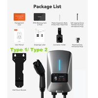 Chargeur EV Wallbox 32A pièces de véhicules électriques à énergie nouvelle Pile de charge rapide OCPP WIFI APP Station de charge EV murale