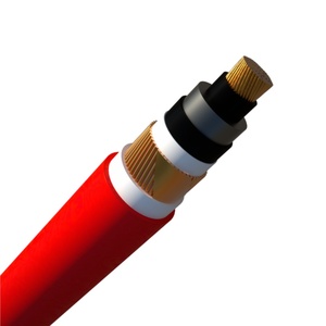 Câble d'alimentation moyenne tension 7,6/13,2 kV, conducteur en aluminium 1x185 mm², isolation XLPE, blindage en cuivre 16 mm², armure AWA, gaine LSZH - Product Image 2