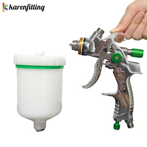 Pistola de Pulverización Neumática de 1.4 mm con Vaso de 600 ml, Pistola de Aire Profesional de Alimentación por Gravedad para Imprimación Automotriz y Herramienta de Pulverización de Pintura - Product Image 6