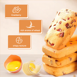 Galletas de <span class=keywords><strong>Avena</strong></span> Energéticas con Arándanos Halal OEM, Deliciosas Galletas con Sabor a Arándanos, 110g - Product Image 3