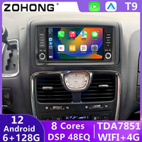 Écran 4G DSP pour Lancia Voyager 2011-2016 Android Auto Multimedia Player GPS Navigation Autoradio Car Radio Stereo Carplay 2din