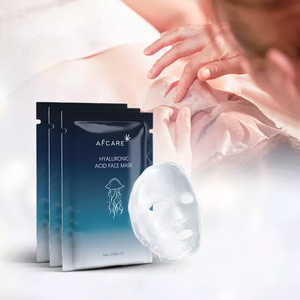 Mascherine organiche in tessuto viso senza parabeni idratanti E idratanti E con vitamine E acido ialuronico - Product Image 4