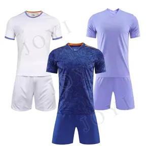 Conjunto de camisas de futebol personalizadas, conjunto de camisas masculinas e meninos com manga curta para treinamento de crianças, 2122