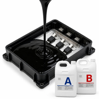 Gel de scellement en silicone noir bicomposant, hydrophobe, autonettoyant, résistant aux UV, imperméable, isolation, travail du bois, emballage