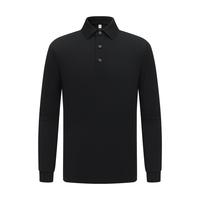 Polo à manches longues personnalisé, col rabattu, t-shirt d'automne-hiver, vêtements de travail, uniforme d'équipe