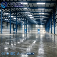 Edificio Industrial Prefabricado de Estructura de Acero - Almacén/Taller de Gran Envergadura, Duradero y Fácil de Instalar