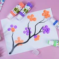 Marqueur WingArt entièrement personnalisé, WINGART, nouvelle peinture acrylique néon, peinture polyvalente pour enfants, art sur papier, ensemble de marqueurs lavables
