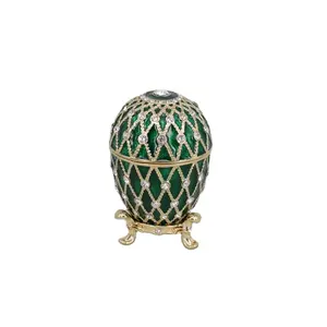 MIX renk METAL yeni rus faberge yumurta