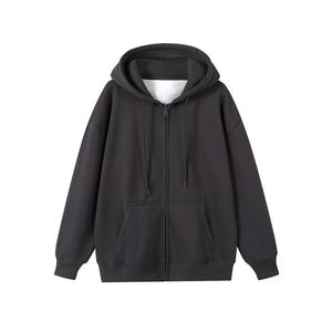 TKAN298 Wholesale High Quality Women's Cotton Fleece Hoodies Full Zip <b>jacket</b> Sportswear Gym Wear Print Custom Logo Label Hoodie - Product Image 2