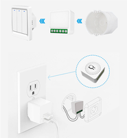 Interrupteur intelligent Tuya Zigbee 3.0 Mimi IHSW02, module relais 16A, disjoncteur, application Smart Life, compatible avec Alexa