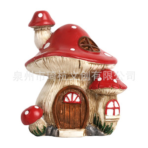 ที่ใส่เครื่องหอมรูปบ้านฟักทองเห็ด ของตกแต่งฮาโลวีน สำหรับตกแต่งภายในบ้าน ทำด้วยเรซินสังเคราะห์ ของขวัญแฮนด์เมด - Product Image 5