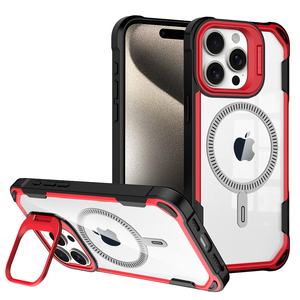 Étui de téléphone de charge sans fil de luxe pour <span class=keywords><strong>iPhone</strong></span> 17 Pro Max 17 Air 16 15 14 Plus <span class=keywords><strong>13</strong></span> couverture de pare-chocs magnétique <span class=keywords><strong>transparente</strong></span> en galvanoplastie - Product Image 1