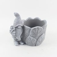 Pots en béton pour jardin et balcon, design printanier, pot à fleurs Sprite de forme unique, vente en gros pour les fêtes de Noël