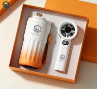 Coffret Cadeau d'Entreprise de Luxe Personnalisable pour la Fête des Mères : Tasse à Café et Pistolet de Massage – Nos Meilleures Ventes de Gadgets