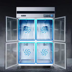 Wholesale Price White Glass Four Door Side by Refrigerator Fridge and Freezer High-Quality Type and Efficient for Long-t - Product Image 4