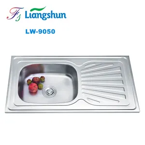 LW-9050 Factory Custom Best Price Stainless Steel Single Bowl Kitchen Sink Supplier