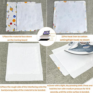 Entoilage <span class=keywords><strong>thermocollant</strong></span> en <span class=keywords><strong>molleton</strong></span> : 12 pouces x 10 yards, <span class=keywords><strong>molleton</strong></span> <span class=keywords><strong>thermocollant</strong></span> simple <span class=keywords><strong>face</strong></span> blanc pour la couture et l'artisanat - Product Image 5