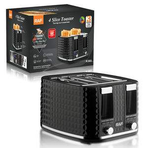 RAF New Toaster 4 Slices Diseño de ranura para tarjeta rápida y ahorradora de tiempo Fábrica de horneado de <span class=keywords><strong>cuatro</strong></span> lados Precio más bajo Se vende como pasteles calientes - Product Image 1